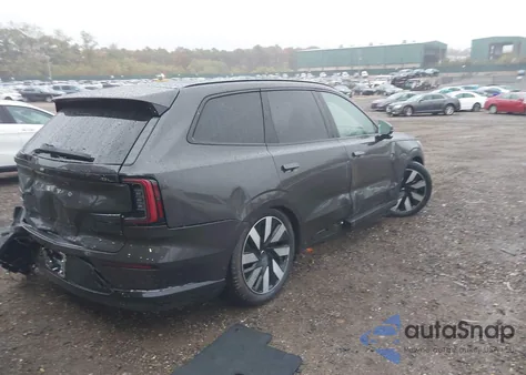 2025 Volvo Ex90 Twin Motor Ultra z USA, uszkodzony, nr VIN 7JDEV3VL8SG017142